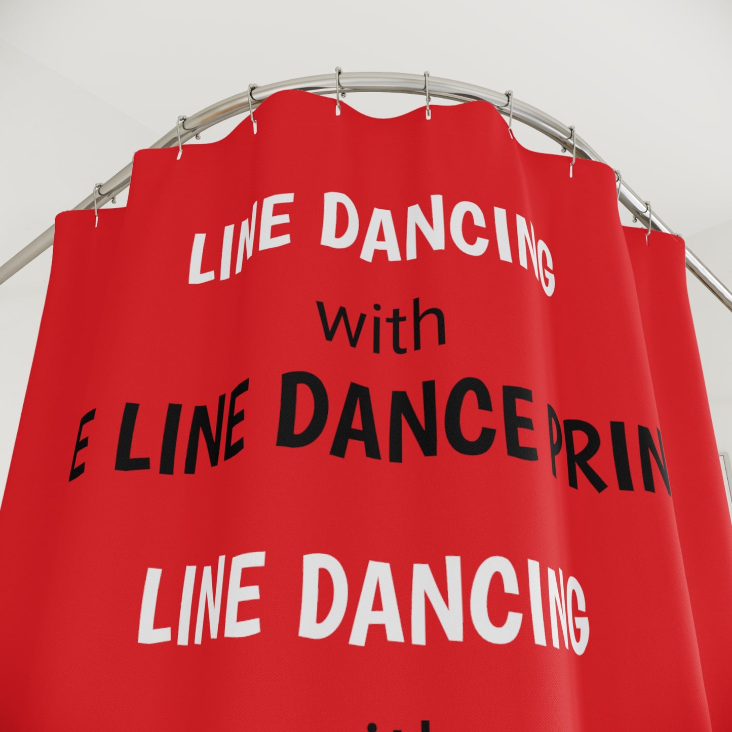 THE LINE DANCE PRINCE Shower Curtain