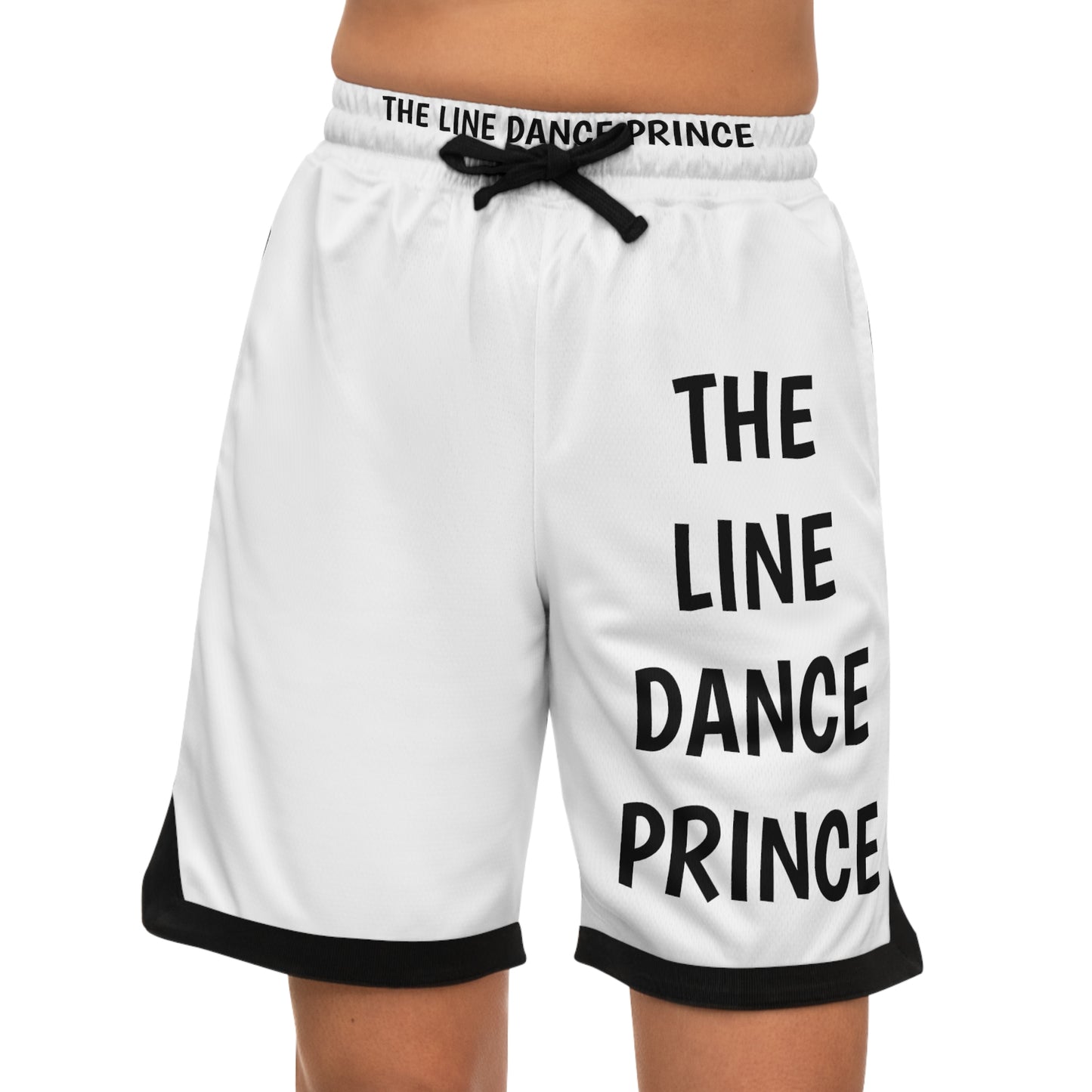 THE LINE DANCE PRINCE Basketball Rib Shorts (AOP)